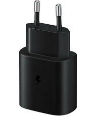 Мережевий зарядний пристрій Samsung 25W PD Power Adapter (with Type-C cable) Black (EP-TA800XBEGRU)