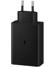 Мережевий зарядний пристрій Samsung 65W Power Adapter Trio (w/o cable) Black (EP-T6530NBE) (EU)