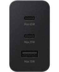 Мережевий зарядний пристрій Samsung 65W Power Adapter Trio (w/o cable) Black (EP-T6530NBE) (EU)