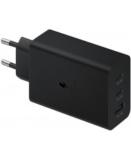 Мережевий зарядний пристрій Samsung 65W Power Adapter Trio (w/o cable) Black (EP-T6530NBE) (EU)