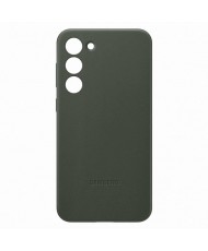 Кожаный Чохол для смартфона Samsung Galaxy S24+ Leather Case Green (GP-FPS926HCAGW)