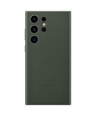 Кожаный Чохол для смартфона Samsung Galaxy S24 Ultra Leather Case Green (GP-FPS928HCAGW)