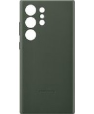 Шкіряний Чохол для смартфона Samsung Galaxy S24 Ultra Leather Case Green (GP-FPS928HCAGW)
