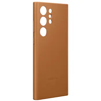 Чехол Samsung Leather Case для Samsung Galaxy S23 Ultra Camel (EF-VS918LAEG)