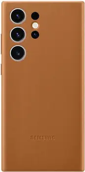 Чехол Samsung Leather Case для Samsung Galaxy S22 Ultra Brown (EF-VS908LEEGRU)