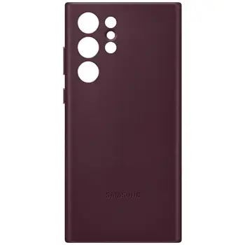 Чехол Samsung Leather Case для Samsung Galaxy S23 Ultra Dark Purple (EF-VS908LEEGRU)