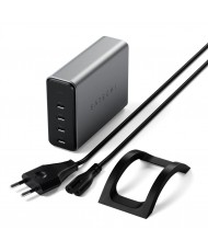  Сетевое зарядное устройство Satechi 165W USB-C 4-Port PD GaN Charger Space Gray (ST-UC165GM-EU)