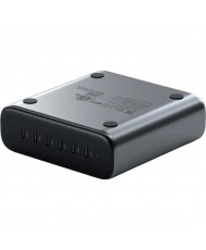Мережевий зарядний пристрій Satechi 200W USB-C 6-Port PD GaN Charger Space Gray (ST-C200GM-EU)