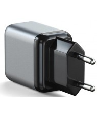 Мережевий зарядний пристрій Satechi 30W USB-C PD Gan Wall Charger Space Gray (ST-UC30WCM-EU)