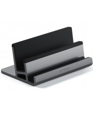 Подставка для ноутбука Satechi Aluminum Dual Vertical Laptop Stand Space Gray for iPad/MacBook (ST-ADVSM)