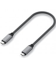 Кабель Satechi USB4 C to C Cable 100W 0.25 m Space Gray (ST-U4C25M)