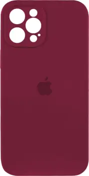 Чохол Silicone Case Full Camera для iPhone 12 Pro Marsala