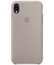 Чехол Silicone Case для iPhone XR Light Brown