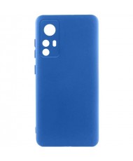 Чехол Silicone Case для Xiaomi 12 Pro/12S Pro Blue