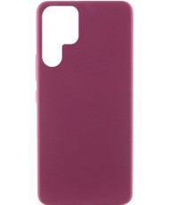 Чехол Silicone Cover Lakshmi (AAA) для Samsung Galaxy S22 Ultra Plum