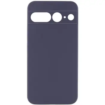 Чохол Silicone Cover Lakshmi Full Camera (AAA) для Google Pixel 7 Pro Dark Gray