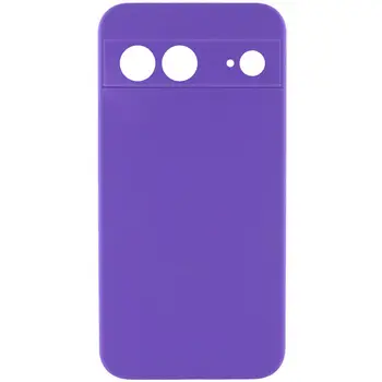 Чохол Silicone Cover Lakshmi Full Camera (AAA) для Google Pixel 7a Amethyst