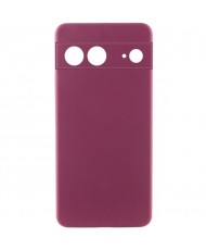 Чехол Silicone Cover Lakshmi Full Camera (AAA) для Google Pixel 7a Plum