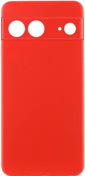 Чохол Silicone Cover Lakshmi Full Camera (AAA) для Google Pixel 7a Red