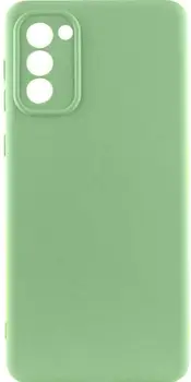 Чохол Silicone Cover Lakshmi Full Camera (AAA) для Samsung Galaxy S20 FE Mint
