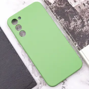 Чохол Silicone Cover Lakshmi Full Camera (AAA) для Samsung Galaxy S24+ Mint