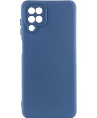 Чохол Silicone Cover Lakshmi Full Camera (A) для Samsung Galaxy A12 / M12 Navy Blue
