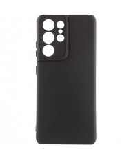 Чохол Silicone Cover Lakshmi Full Camera (A) для Samsung Galaxy S21 Ultra Black