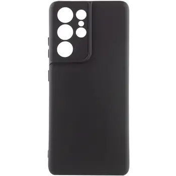 Чохол Silicone Cover Lakshmi Full Camera (A) для Samsung Galaxy S21 Ultra Black