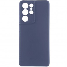 Чехол Silicone Cover Lakshmi Full Camera (A) для Samsung Galaxy S21 Ultra Midnight Blue