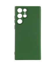 Чохол Silicone Cover Lakshmi Full Camera (A) для Samsung Galaxy S24 Ultra Dark Green