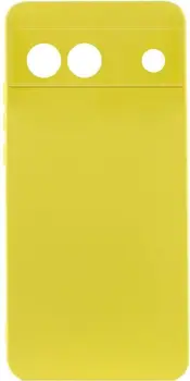 Чехол Silicone Cover Lakshmi Full Camera (A) для Google Pixel 6a Yellow