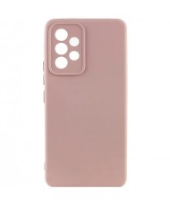 Чехол Silicone Cover Lakshmi Full Camera (A) для Samsung Galaxy A33 5G Pink Sand