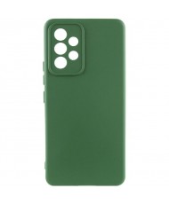 Чехол Silicone Cover Lakshmi Full Camera (A) для Samsung Galaxy A53 5G Dark Green