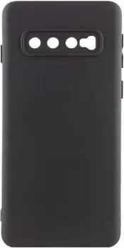 Чехол Silicone Cover Lakshmi Full Camera (A) для Samsung Galaxy S10 Black