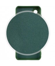 Чехол Silicone Cover Lakshmi Full Camera (A) для Samsung Galaxy S21 Dark Green