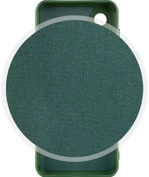 Чехол Silicone Cover Lakshmi Full Camera (A) для Samsung Galaxy S21 Dark Green