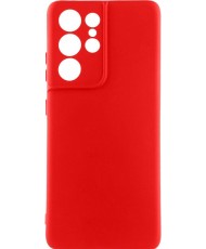 Чохол Silicone Cover Lakshmi Full Camera (A) для Samsung Galaxy S21 Ultra Red