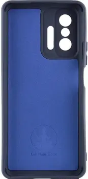 Чехол Silicone Cover Lakshmi Full Camera (A) для Xiaomi 11T / 11T Pro Midnight Blue
