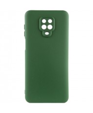 Чехол Silicone Cover Lakshmi Full Camera (A) для Xiaomi Redmi Note 9s / Note 9 Pro / Note 9 Pro Max Dark Green