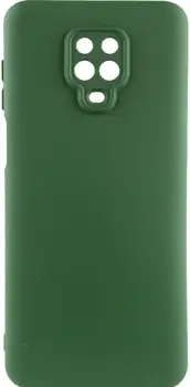 Чехол Silicone Cover Lakshmi Full Camera (A) для Xiaomi Redmi Note 9s / Note 9 Pro / Note 9 Pro Max Dark Green
