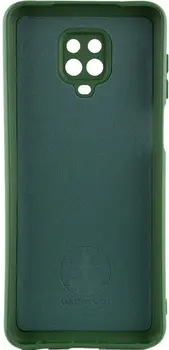 Чехол Silicone Cover Lakshmi Full Camera (A) для Xiaomi Redmi Note 9s / Note 9 Pro / Note 9 Pro Max Dark Green