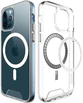 Чехол TPU Space Case with MagSafe для Apple iPhone 13 Pro Max (6.7) Transparent