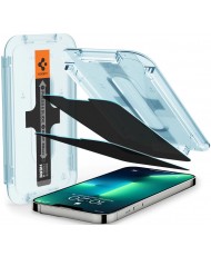 Защитное стекло для смартфона Spigen EZ FIT Glas.tR Privacy iPhone 13/13 Pro/14 Black (AGL03388)