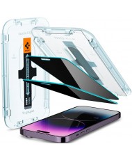Защитное стекло для смартфона Spigen EZ FIT Glas.tR Privacy iPhone 14 Pro Max Black (AGL05203)