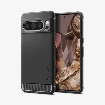 Чохол Spigen Google Pixel 8 Pro Rugged Armor Matte Black (ACS06314)