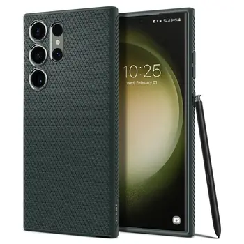 Чохол Spigen Samsung Galaxy S23 Ultra Liquid Air Abyss Green (ACS05615)