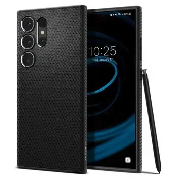 Чохол Spigen Samsung Galaxy S24 Ultra Liquid Air Case Matte Black (ACS07287)