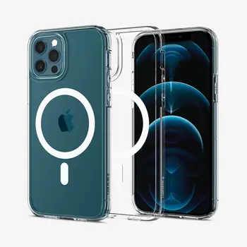 Чехол Spigen Ultra Hybrid (MagFit) для Apple iPhone 12 Pro White (ACS02625)