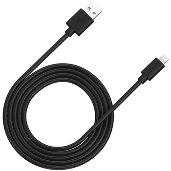 Кабель Canyon Charge & Sync USB-A to Lightning 2m Black (CNS-MFIC12B)