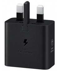 Мережевий зарядний пристрій Samsung 25W PD Power Adapter (with Type-C cable) (UK Plug) Black (EP-T2510XBEGGB)